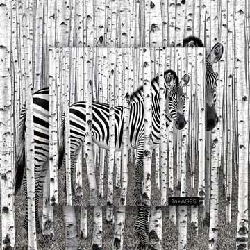 Zebrawald-Puzzle 1000 Teile